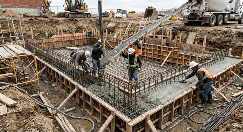 Basement Concrete Pouring in Sarasota County, FL
