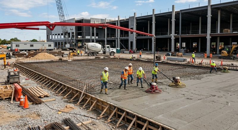 Commercial Slab Installation in Myakka City, FL