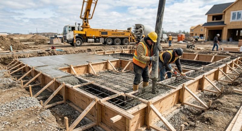 Concrete Foundation Pouring in Sarasota County, FL