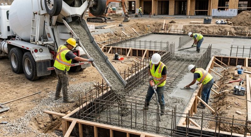 Concrete Foundation Pouring in Sarasota County, FL